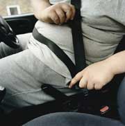 Fat guy in a Seat Belt